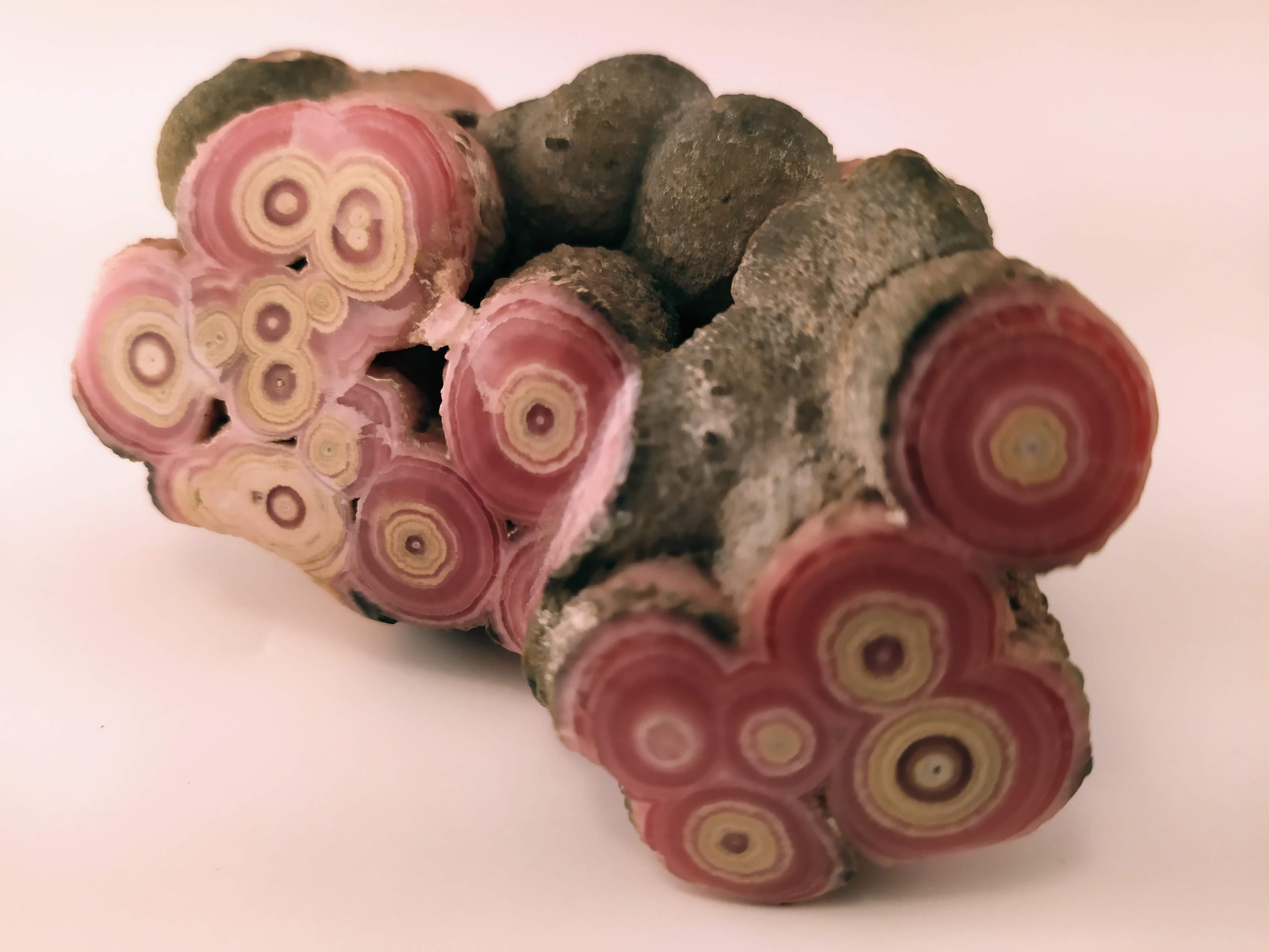 Rhodochrosite stalactite